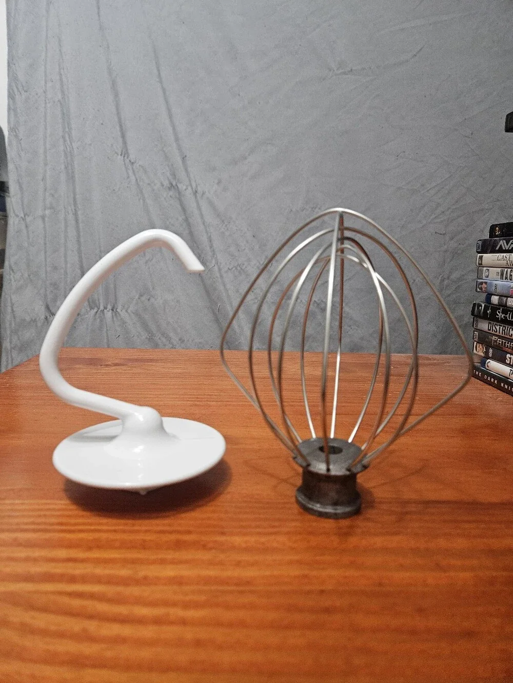 Set Of Two Stand Mixer Attachments Dough Hook Wire Whisk!